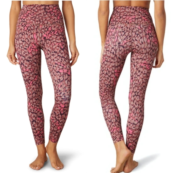 Beyond Yoga Lux Electric Cheetah Swirl High Waist Leggings - Picture 1 of 12